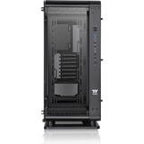 Thermaltake Core P6 Tempered Glass midi tower behuizing Zwart | 4x USB-A | 1x USB-C | Window