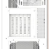 Thermaltake S370 WS Snow midi tower behuizing Wit | 2x USB-A | 1x USB-C | Tempered Glass