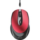 Trust Zaya Draadloze oplaadbare muis Rood/zwart, 800 - 1600 Dpi