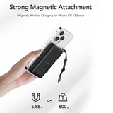 VEGER MagOn powerbank 10.000mAh Wit