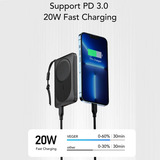 VEGER MagOn powerbank 10.000mAh Wit