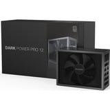 be quiet! Dark Power Pro 12 1200W voeding  Zwart, 10x PCIe, Full Kabel-Management