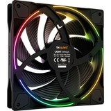 be quiet! Light Wings PWM high-speed RGB case fan Zwart, 140 x 140 x 25 mm