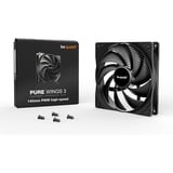 be quiet! Pure Wings 3 PWM high-speed case fan Zwart, 4-pin PWM fan-connector