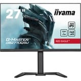 iiyama G-Master Red Eagle GB2770QSU-B5 27" gaming monitor Zwart (mat), 165 Hz, HDMI, DisplayPort, USB, Audio, AMD Free-Sync 