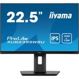 iiyama ProLite XUB2395WSU-B5 22.5" monitor Zwart, VGA, HDMI, DisplayPort, USB, Audio, AMD FreeSync