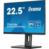 iiyama ProLite XUB2395WSU-B5 22.5" monitor Zwart, VGA, HDMI, DisplayPort, USB, Audio, AMD FreeSync