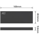 ACT Connectivity M.2 SATA SSD behuizing externe behuizing Zwart, USB-A 3.2 (5 Gbit/s)