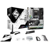 ASRock Z790 STEEL LEGEND WIFI socket 1700 moederbord Zilver/zwart, RAID, 2.5 Gb-LAN, Wi-Fi, BT, Sound, ATX