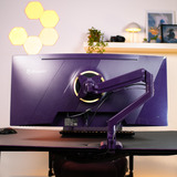 Arozzi Alzare Neo - Gas Spring Monitor Arm - Purple monitorarm Paars