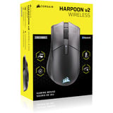 Corsair HARPOON v2 WIRELESS gaming muis Zwart, 100 - 26.000 DPI, RGB, USB 2.0 / 2,4GHz / Bluetooth