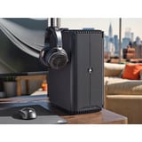 Corsair One i600 Metal Dark (CS-9020053-PE) gaming pc Zwart | Core Ultra 9 285K | RTX 5080 | 64 GB | 2x 2TB SSD