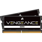 Corsair Vengeance 32 GB DDR5-5600 (2x 16 GB) laptopgeheugen Zwart, CMSX32GX5M2A5600C48, SO-DIMM