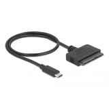 DeLOCK USB Type-C Converter to 22 pin SATA 6 Gb/s Zwart