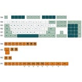 Ducky Dino keycaps Wit/groen, 133 stuks