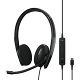 EPOS ADAPT 160T USB-C II headset Zwart, Stereo, USB-C