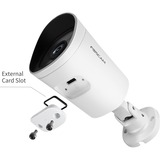 Foscam G4P 4MP Super HD WiFi buitencamera beveiligingscamera Wit