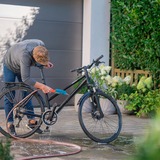 GARDENA Cleansystem fietsborstel, voor fietsen, aanhangers en kinderwagens wasborstel Grijs/turquoise, 18848-20