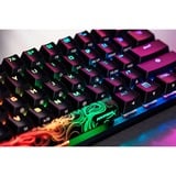 HyperX Alloy Origins 60, gaming toetsenbord Zwart, US lay-out, HyperX Red, RGB leds, Double shot PBT-keycaps