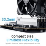 KLEVV FIT V 32 GB DDR5-5600 (2x 16 GB) werkgeheugen Wit, KD5AGU880-56K300F, XMP 3.0, EXPO