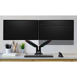 Kensington SmartFit One-Touch Height Adjustable Dual Monitor Arm monitorarm Zwart