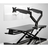 Kensington SmartFit One-Touch Height Adjustable Dual Monitor Arm monitorarm Zwart
