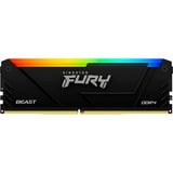 Kingston FURY 32 GB DDR4-3200 Kit werkgeheugen Zwart, KF432C16BB2AK2/32, Beast RGB, XMP