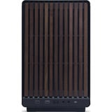 Lian Li A3-mATX Black (Wood Edition) midi tower behuizing Zwart/houtkleur | 2x USB-A | 1x USB-C | Tempered Glass