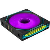 Lian Li UNI FAN SL-INF FLEX 120 Wireless RGB case fans Zwart, 3 stuks, 120 x 124 x 28 mm, PWM, 3 stuks, Incl. Controller