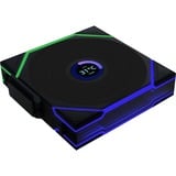 Lian Li UNI FAN TL 120 LCD Wireless RGB case fan Zwart, 120 x 124 x 28 mm, PWM, 1x 9-pin USB
