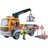 PLAYMOBIL Action Heroes - Vrachtwagen met kraan Constructiespeelgoed 71750