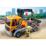 PLAYMOBIL Action Heroes - Vrachtwagen met kraan Constructiespeelgoed 71750