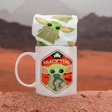 Paladone Star Wars: The Mandalorian - The Child Mug and Socks Set beker Wit/groen