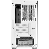 SilverStone SST-FAH1MW-G mini tower behuizing Wit | 3x USB-A | Tempered Glass