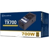 SilverStone SST-TX700-G 700W voeding  Zwart, 2x PCIe