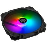 SilverStone Shark Force 160 ARGB case fan Zwart, 4-pins PWM fan-connector