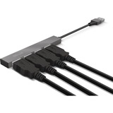 Trust Halyx Aluminium 4-Port Mini USB Hub usb-hub Aluminium