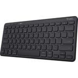 Trust Lyra Compact draadloos toetsenbord Zwart, US lay-out, Scissor switches, 2,4 GHz USB, Bluetooth, 65%