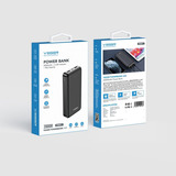 VEGER A20 powerbank 20.000 mAh Zwart