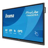 iiyama ProLite TN6505A-B1AG 64.5" 4K Ultra HD Public Display Zwart, VGA, HDMI, DisplayPort, USB-C, Audio, LAN, Touch