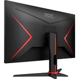 AOC 24G2SPAE/BK 23.8" Monitor Zwart/rood, 165 Hz, VGA, HDMI, DisplayPort, Audio, Freesync Premium