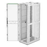 APC NetShelter SX AR3358W2, Gen 2, 52U server rack Wit/groen, 2436H x 750B x 1200D mm, met zijkanten