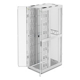 APC NetShelter SX AR3358W2, Gen 2, 52U server rack Wit/groen, 2436H x 750B x 1200D mm, met zijkanten