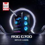 ASUS ROG G700TF-07265F666W gaming pc Zwart | Core Ultra 7 265F | RTX 5070 | 32 GB | 1 TB SSD