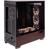 Antec FLUX Pro Noctua edition ATX big tower behuizing Zwart/houtkleur | 3x USB-C | Window