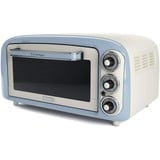 Ariete Vintage oven 0979/05 mini bakoven Wit/lichtblauw, 18 Liter