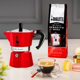 Bialetti Moka Express 4942 espressomachine Rood, 3-kops