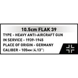COBI Historical Collection - 10,5 cm Flak 39 Constructiespeelgoed Schaal 1:35