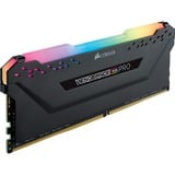 Corsair 16 GB DDR4-3600 werkgeheugen Zwart, CMW16GX4M1Z3600C18, Vengeance RGB PRO, XMP, AMD Ryzen Optimized