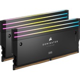 Corsair 64 GB DDR5-6600 Kit werkgeheugen Zwart, CMP64GX5M2X6600C32, Dominator Titanium RGB, XMP